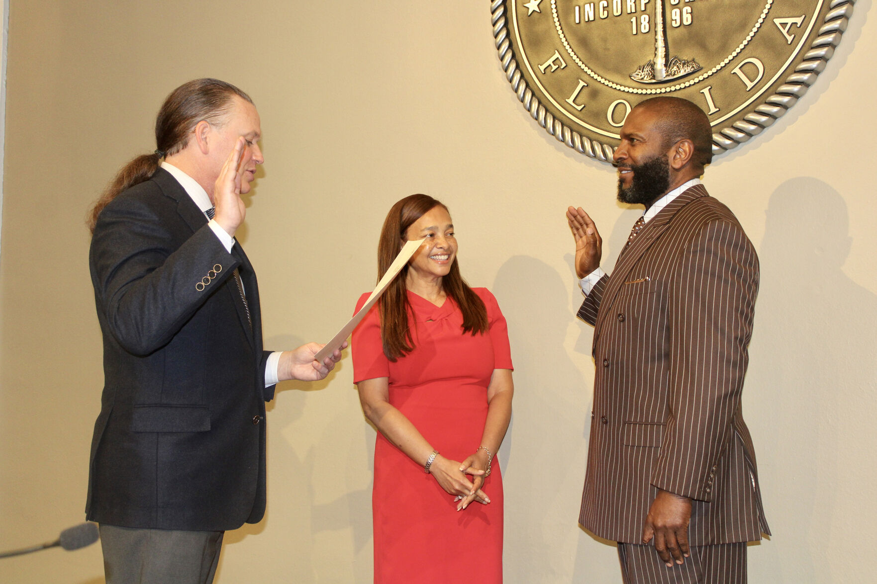 Brown sworn in